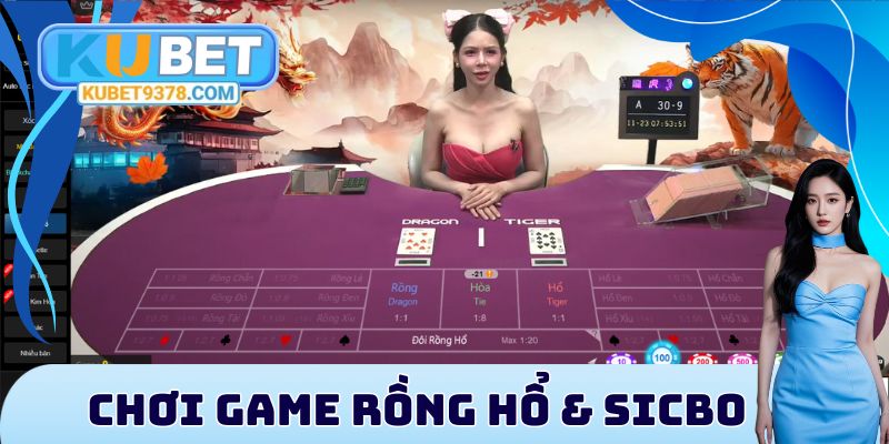 Chơi game Rồng Hổ & Sicbo