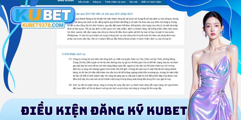 Điều kiện đăng ký Kubet